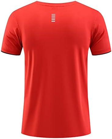 Loodgao erkek Spor Performans T-Shirt Hızlı Kuru Kısa Kollu Spor Üstleri Koşu Egzersiz Gömlek Giyim