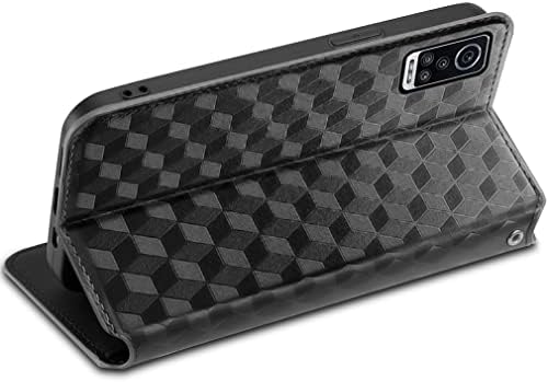 RTYJZ BLU G91 Max Kılıf için, BLU G91 Max Cüzdan Kılıf için Temperli Cam Ekran Koruyucu ile kart tutucu Kickstand
