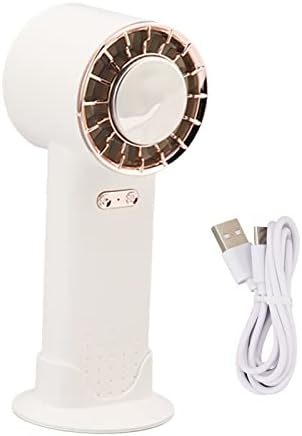 Mokylor Mini Taşınabilir Fan, Şarj Edilebilir Yarı İletken Soğutma USB masa vantilatörü Pil Kumandalı Fan Tabanı ile