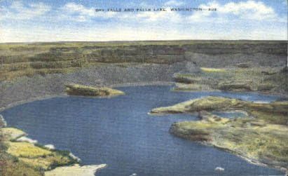 Falls Gölü, Washington Kartpostalı