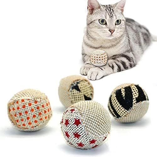 Top Kedi Oyuncak İnteraktif Kedi Oyuncak Oyun Çiğneme Çıngırak Scratch Yakalamak Pet Yavru Kedi Egzersiz Oyuncak Topları