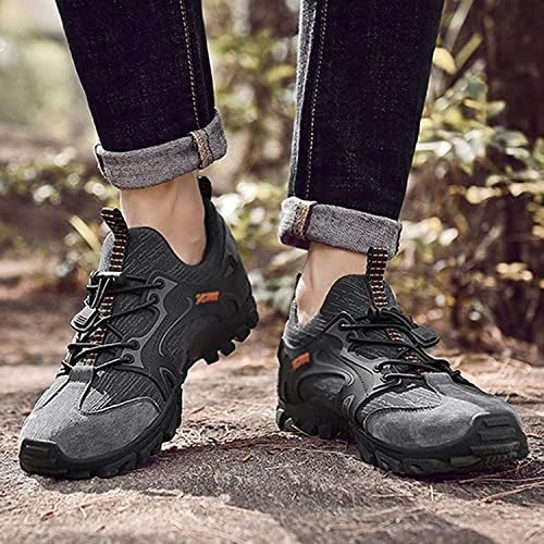 GEMECI erkek Trail koşu ayakkabıları Rahat Geniş koşu ayakkabıları Erkekler için Konfor Hafif Trekking yürüyüş ayakkabıları
