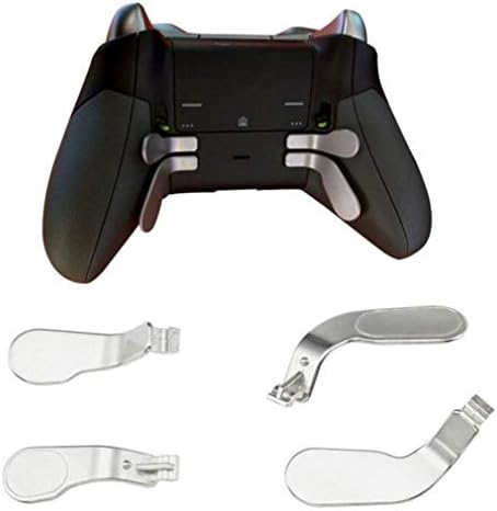 17 adet Tam Set Joystick Caps DIY Yedek parça tamir Kiti Düğme Kürekler Bir Elite Gamepad joystick denetleyicisi Mavi