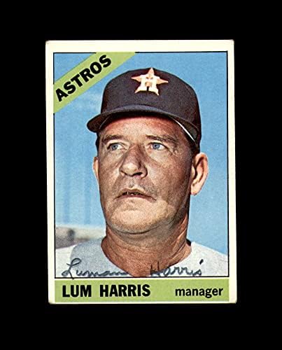 Lum Harris El İmzalı 1966 Topps Houston Astros İmzası