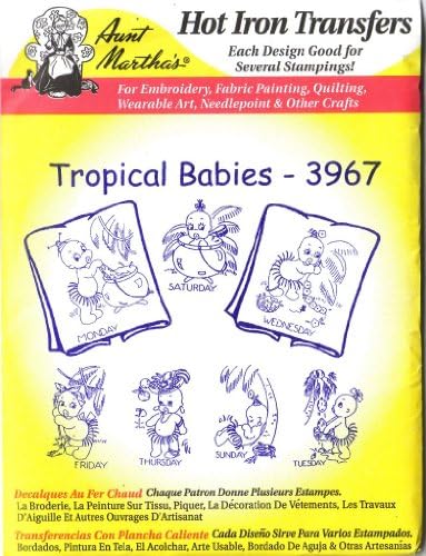 Tropikal Bebekler Martha Teyze'nin Sıcak Demir Nakış Transferi