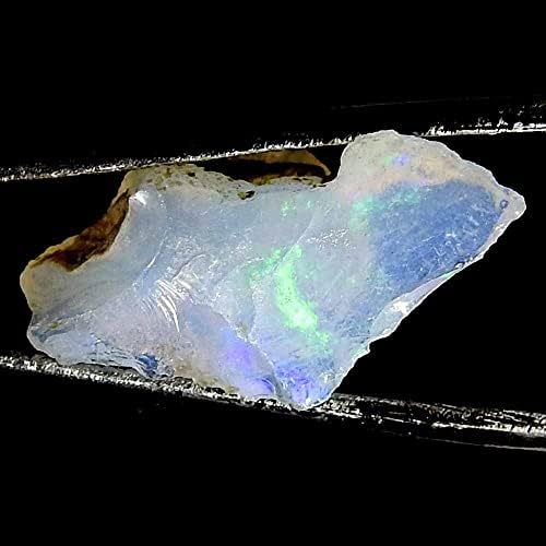 Jewelgemscraft™ 04.50 Ct. Ultra Yangın Ham Opal Taş, Doğal Kaba, Taş Kristalleri, Etiyopya Opal Kaya, Takı Yapma Malzemeleri,