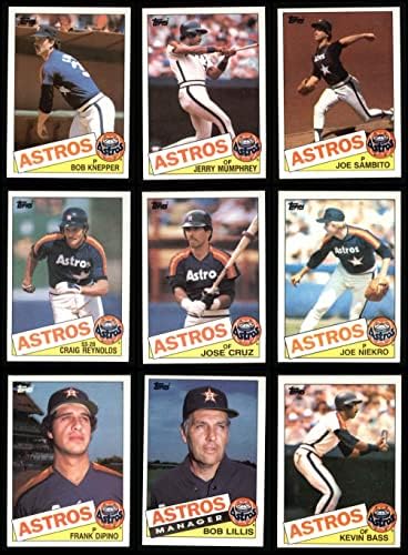 1985 Topps Houston Astros Takım Seti Houston Astros (Set) NM / MT Astros