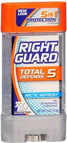 Sağ Koruma Toplam Savunma 5 Güç Jeli Terlemeyi Önleyici Deodorant, Arctic Refresh-4 Oz, (12'li Paket)