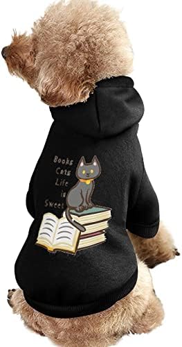 Kitaplar Kediler Hayat Tatlı Tek Parça Köpek Kostüm Pet Takım Elbise Şapka ile Evcil hayvan aksesuarları Köpek ve