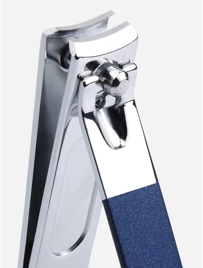 JUIPO Mavi Manikür Aracı Set Paslanmaz Çelik Tırnak Makası Seti Giyotin Bıçak Tırnak Makası Tırnak Sanat Aracı