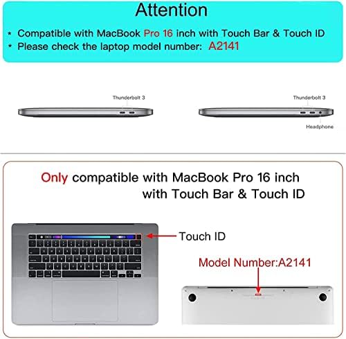 MİNGDAO MacBook Air 13,6 inç Sert Koruyucu Kabuk Kılıfı ve Klavye Kapağı ile Uyumlu (A2681, M2 çip, 2022 Sürümü )