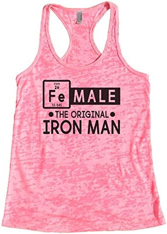 Komik Bayan Egzersiz Tankı Üstleri Kadın Orijinal Ironman - Royaltee Gömlek