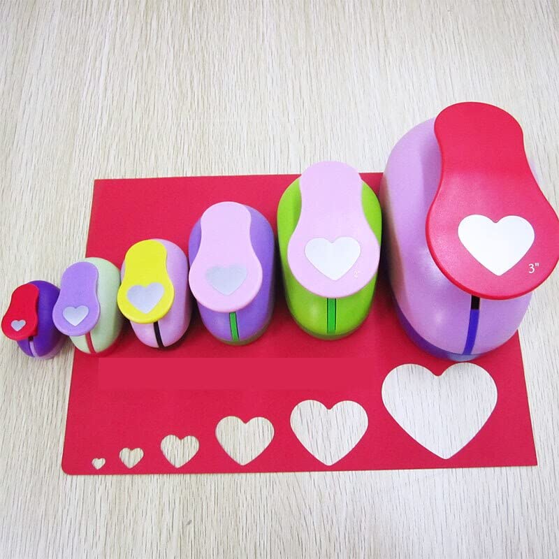 Kalp Şekli Yumruk Aşk 8-75Mm DIY Zanaat Delik Puncher Scrapbooking Yumruklar Makinesi Çocuk koleksiyon defteri kağıdı