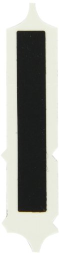 Brady 5050-I Gothic Quik-Align 2 Yükseklik, 1-1/4 Genişlik, B-933 Vinil, Siyah Renkli Harf, Efsane I (10'lu Paket)