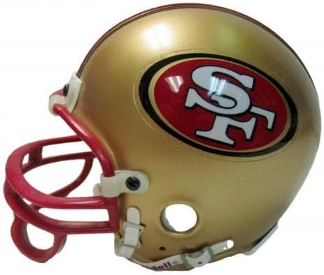 Joe Perry İmzalı Mini Kask SF 49er'in HOF 69 Tristar 0297463 İmzalı NFL Mini Kaskları İmzaladı