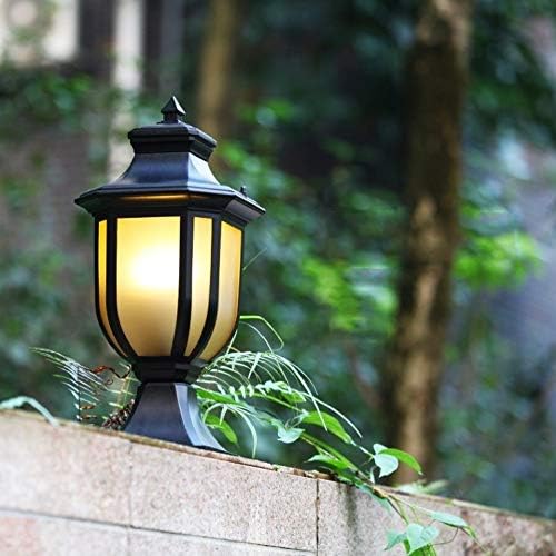 ZJHYXYH dış duvar lambası Villa Retro aplik lamba su geçirmez dış bahçe kapı ışık Vintage sundurma lamba siyah