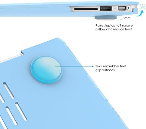 ıBenzer Neon Parti Kılıf için 16 MacBook Pro ile Dokunmatik Bar, Kristal Temizle
