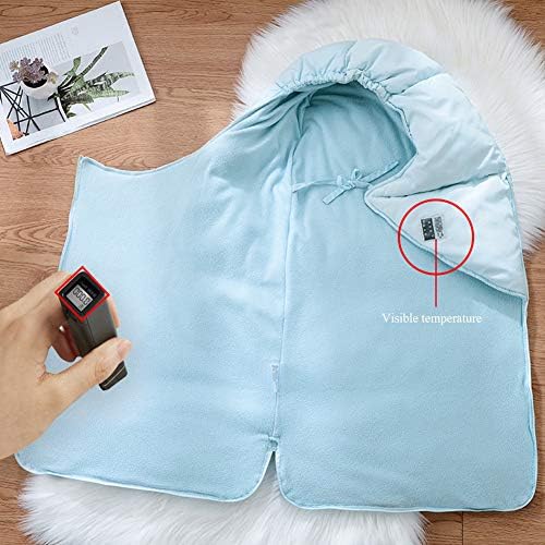 XUNMAİFSH Taşınabilir Bebek Uyku Tulumu-Giyilebilir Battaniye-Güvenli Uyku-Gündüz & Gece-Uzunluk 80 cm/90 cm | 0-16