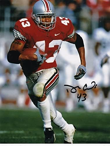 Derek Combs Ohio Eyaleti Buckeyes Eylemi İmzalandı 8x10-İmzalı NFL Fotoğrafları