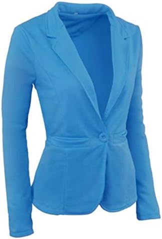 Andongnywell Kadın Takım Elbise Ceket Blazer Ceket Takım Elbise Uzun Kollu Açık Ön Yaka Çalışma Ofisi Casual Blazer