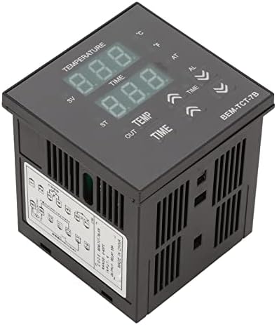 Termostat, termostat, 100 ila 240V dijital termostat Alarm modu K tipi sıcaklık kontrol cihazı ısı basın makinesi,