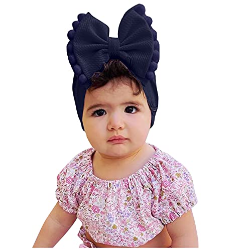 Bebek Bantlar Sıkı Bantlar Bebek Kız 1 ADET 3D Sıkı Topu İlmek Şapka Katı Bebek Kafa Bandı Naylon (M, Bir Boyut)