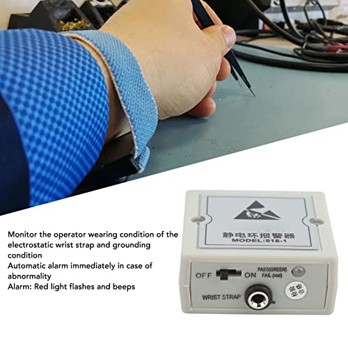 ESD Bilek Kayışı Monitörü, ESD Bilek Kayışı Monitörü Otomatik Alarm Statik Elektrik Yüksek Hassasiyetli Çevrimiçi