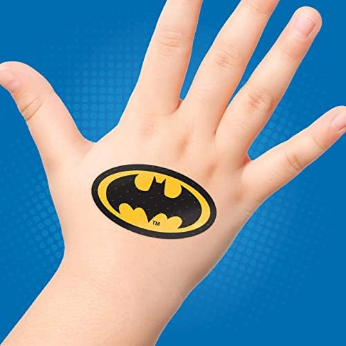 Batman şekilli çocuk bandajları, Çocuk süper kahraman karakterleri, Kabarcıklar için esnek yapışkan bandajlar, Küçük