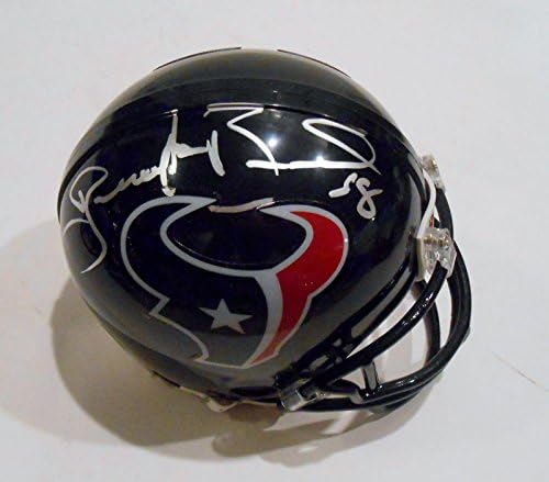 Brooks Reed, COA İmzalı NFL Mini Kasklı Houston Texans Mini Kaskını İmzaladı