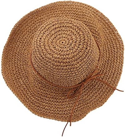 Kentsel CoCo kadın Geniş kenarlı kapaklar Katlanabilir Yaz Plaj Güneş Hasır şapkalar