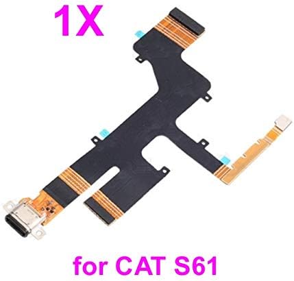 PHONSUN USB şarj portu ile Ses Düğmesi Flex Kablo Caterpillar CAT S61